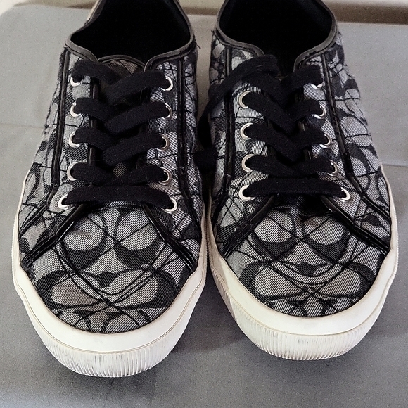 Coach Shoes Coach Canvas Shoes Used Wos Size B Poshmark